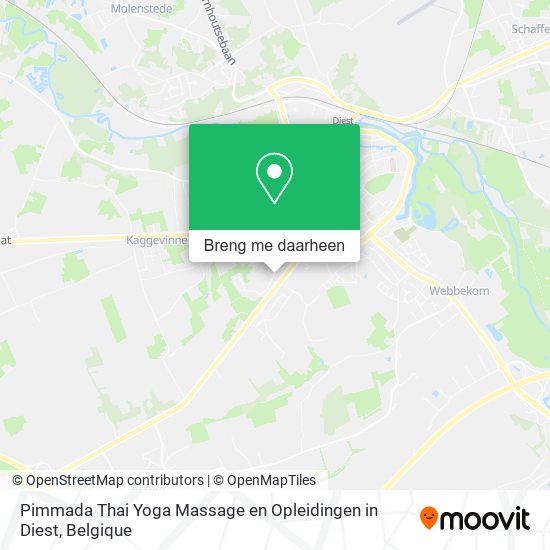 Pimmada Thai Yoga Massage en Opleidingen in Diest kaart