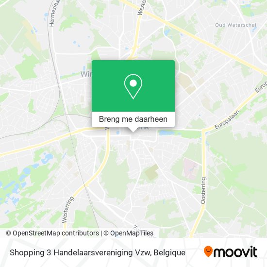 Shopping 3 Handelaarsvereniging Vzw kaart