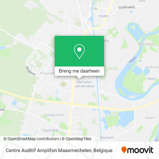 Centre Auditif Amplifon Maasmechelen kaart