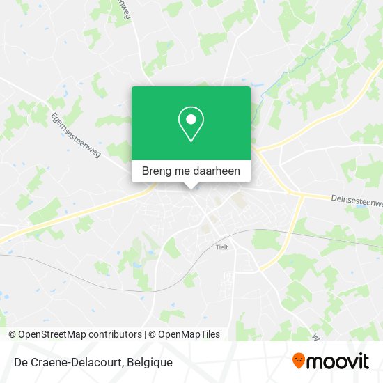De Craene-Delacourt kaart