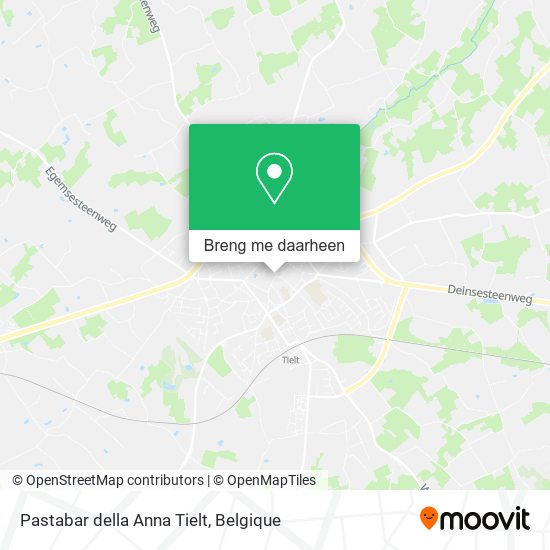 Pastabar della Anna Tielt kaart
