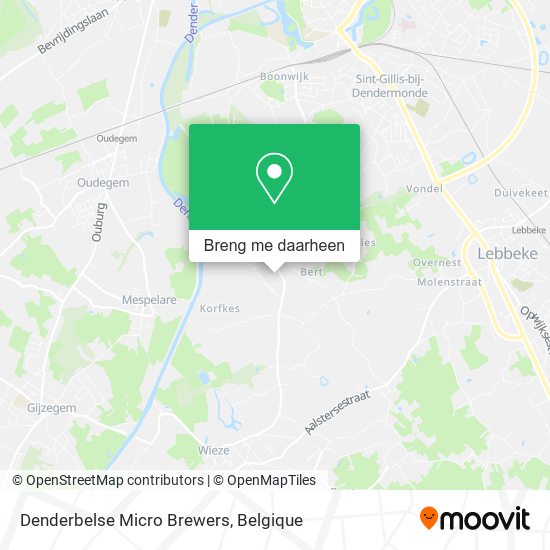 Denderbelse Micro Brewers kaart