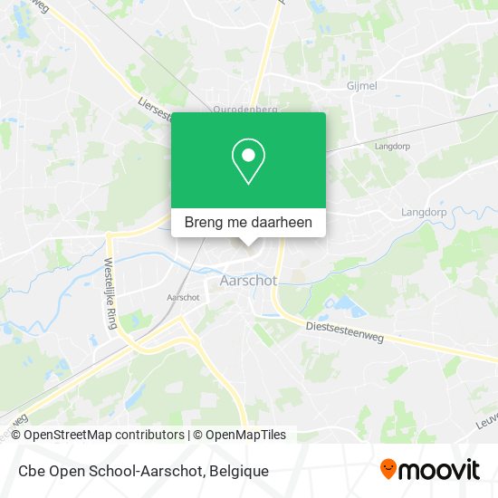 Cbe Open School-Aarschot kaart