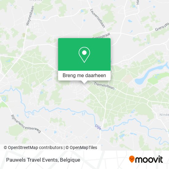 Pauwels Travel Events kaart