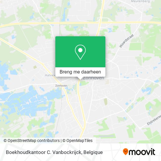 Boekhoudkantoor C. Vanbockrijck kaart