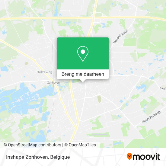 Inshape Zonhoven kaart