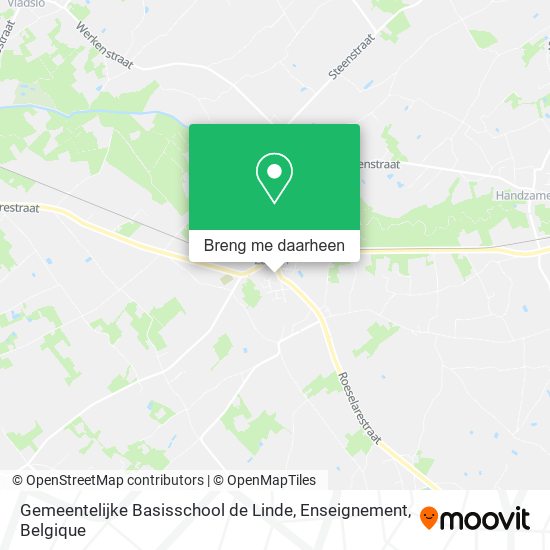 Gemeentelijke Basisschool de Linde, Enseignement kaart