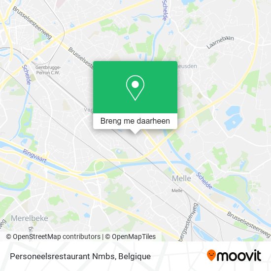 Personeelsrestaurant Nmbs kaart