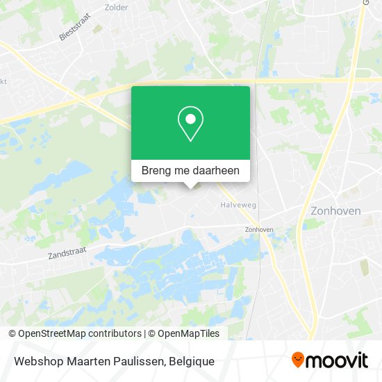 Webshop Maarten Paulissen kaart
