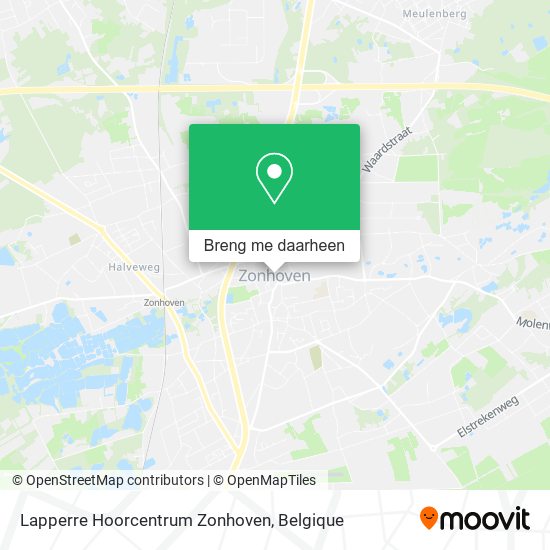 Lapperre Hoorcentrum Zonhoven kaart