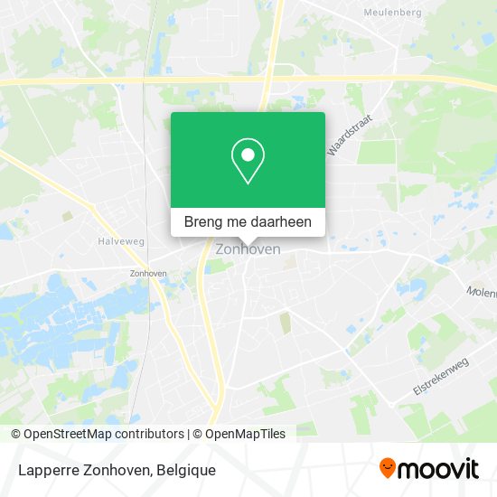 Lapperre Zonhoven kaart