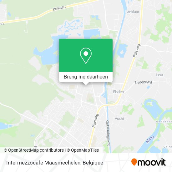 Intermezzocafe Maasmechelen kaart