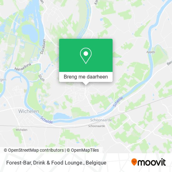 Forest-Bar, Drink & Food Lounge. kaart