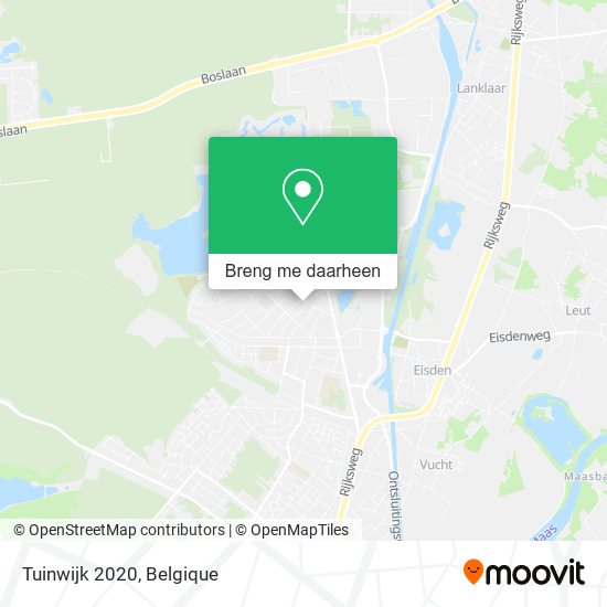 Tuinwijk 2020 kaart