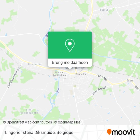 Lingerie Istana Diksmuide kaart