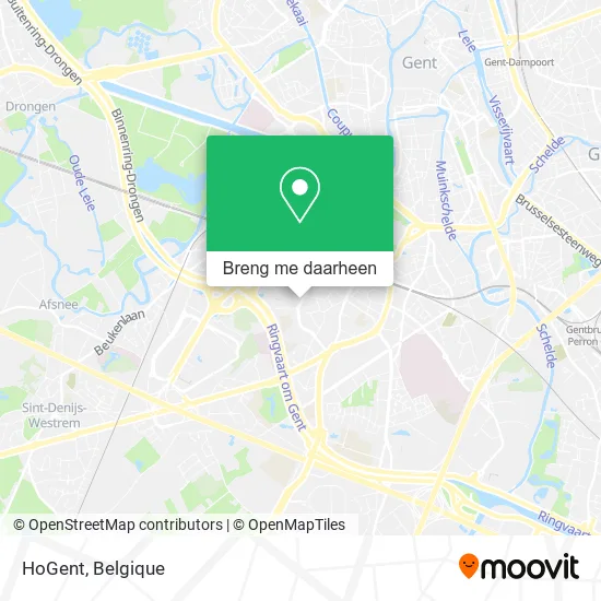 HoGent kaart