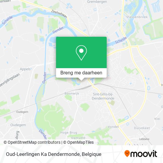 Oud-Leerlingen Ka Dendermonde kaart