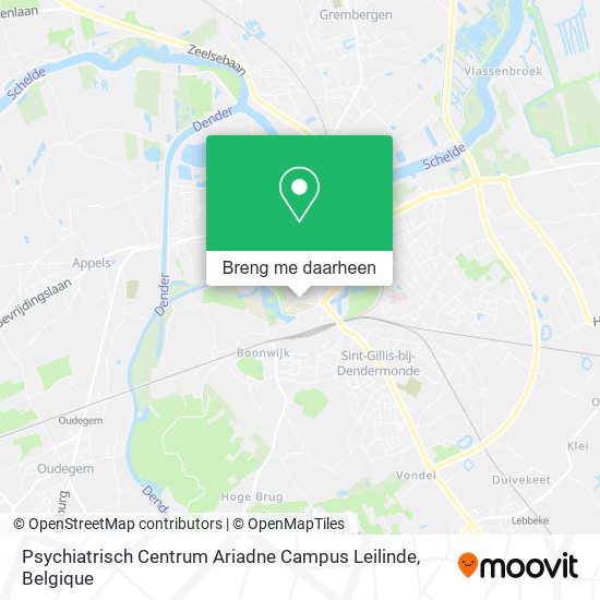 Psychiatrisch Centrum Ariadne Campus Leilinde kaart