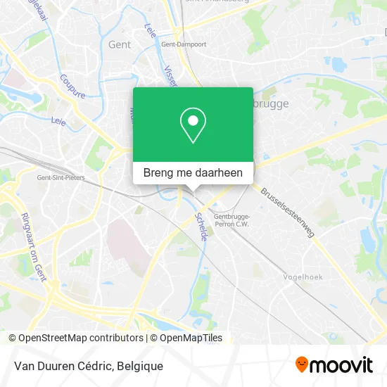 Van Duuren Cédric kaart