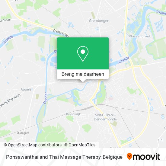 Ponsawanthailand Thai Massage Therapy kaart