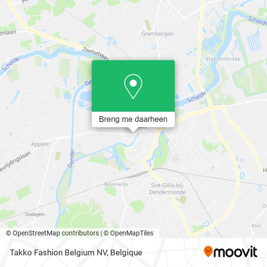 Takko Fashion Belgium NV kaart