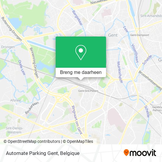 Automate Parking Gent kaart