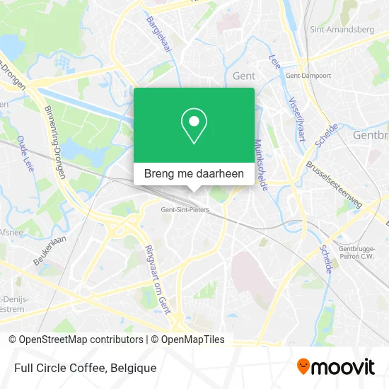 Full Circle Coffee kaart
