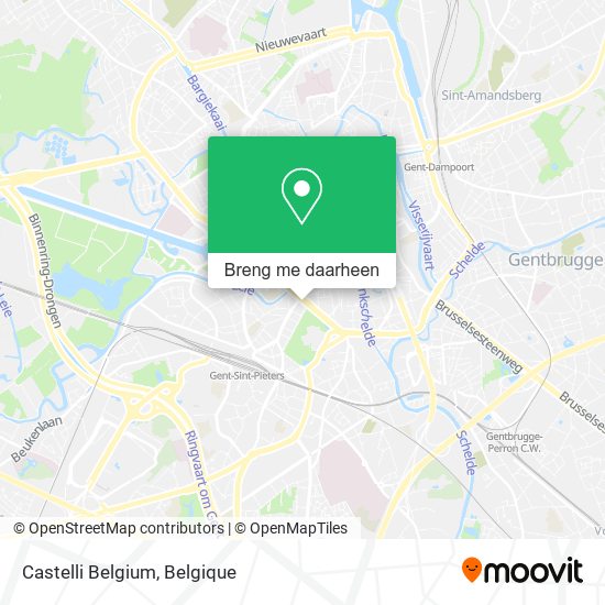 Castelli Belgium kaart