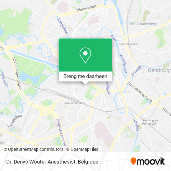 Dr. Denys Wouter Anesthesist kaart