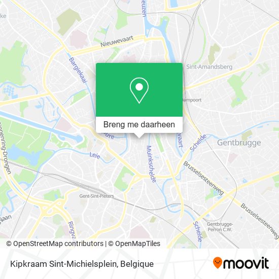 Kipkraam Sint-Michielsplein kaart
