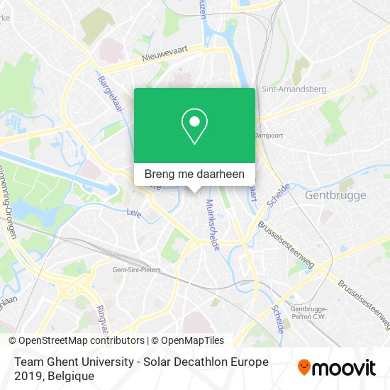 Team Ghent University - Solar Decathlon Europe 2019 kaart