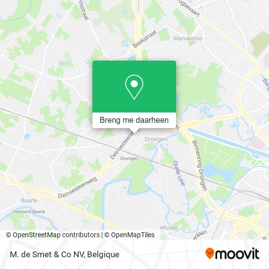 M. de Smet & Co NV kaart