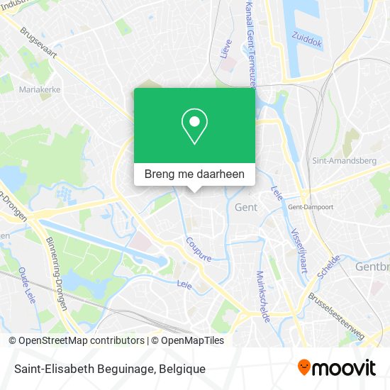 Saint-Elisabeth Beguinage kaart