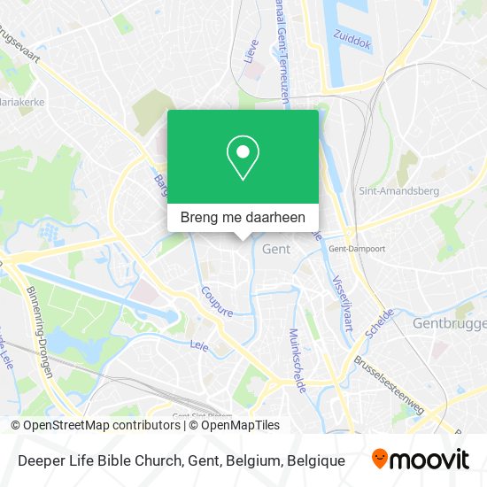 Deeper Life Bible Church, Gent, Belgium kaart