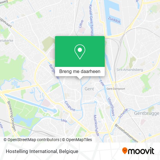 Hostelling International kaart