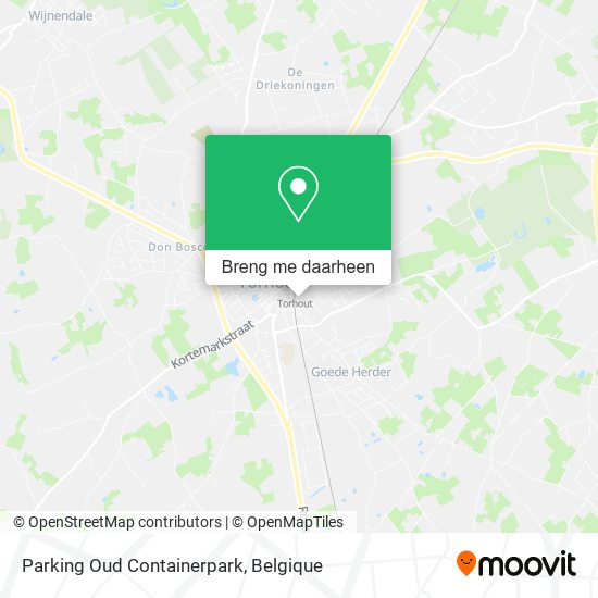 Parking Oud Containerpark kaart