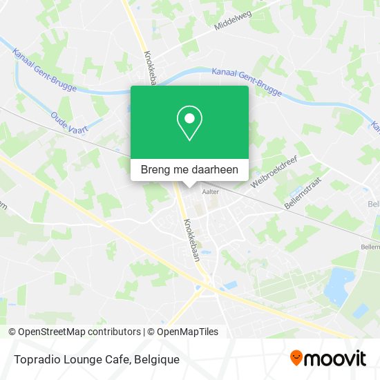 Topradio Lounge Cafe kaart