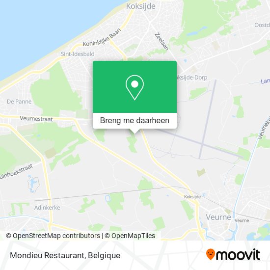 Mondieu Restaurant kaart