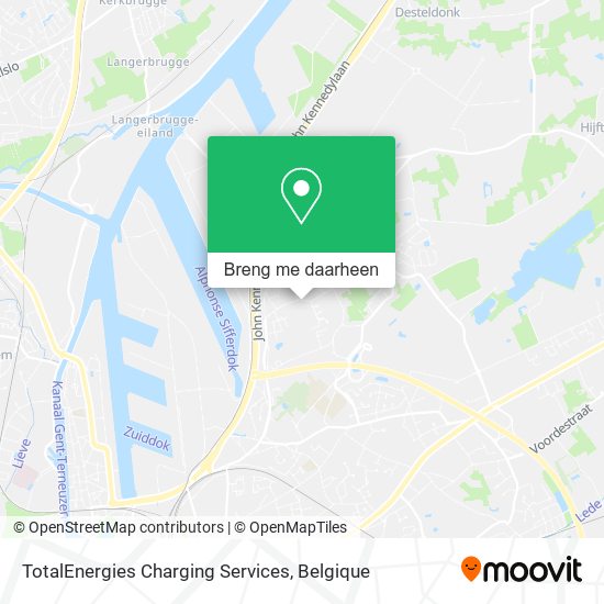 TotalEnergies Charging Services kaart