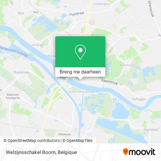 Welzijnsschakel Boom kaart