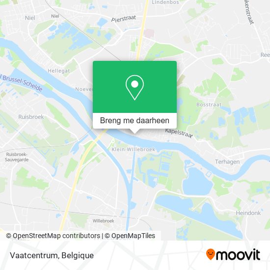 Vaatcentrum kaart