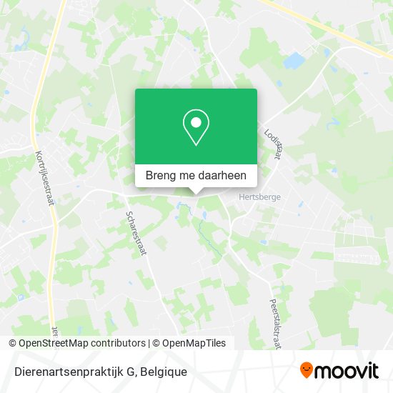 Dierenartsenpraktijk G kaart
