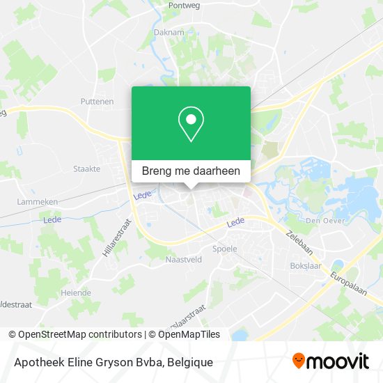 Apotheek Eline Gryson Bvba kaart