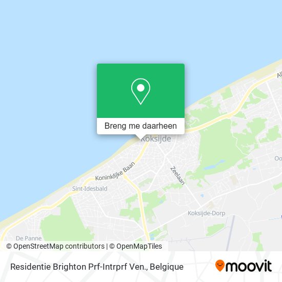 Residentie Brighton Prf-Intrprf Ven. kaart