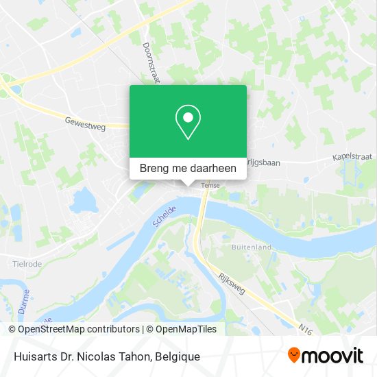 Huisarts Dr. Nicolas Tahon kaart