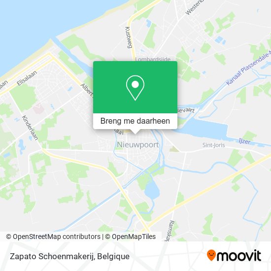 Zapato Schoenmakerij kaart