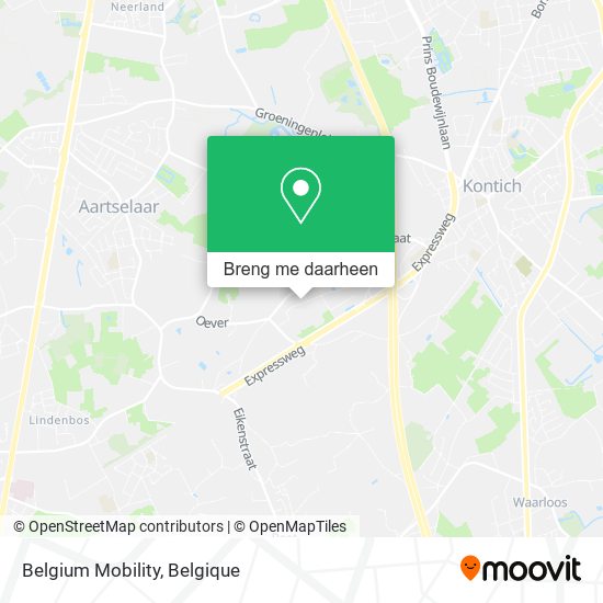 Belgium Mobility kaart