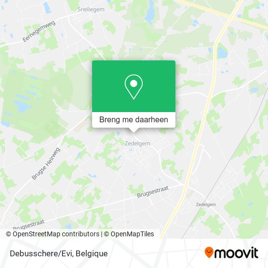 Debusschere/Evi kaart