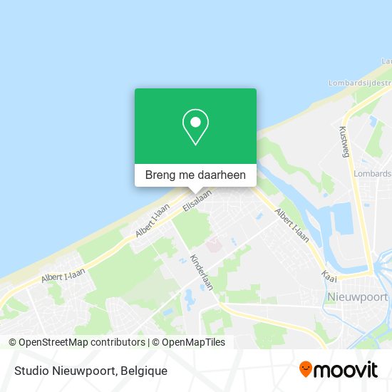 Studio Nieuwpoort kaart