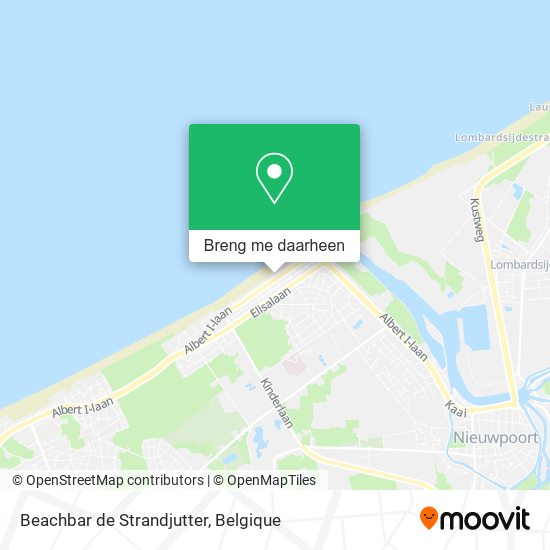Beachbar de Strandjutter kaart